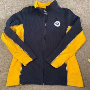 Pittsburgh Steelers NFL Fleece Zip Up Jacket